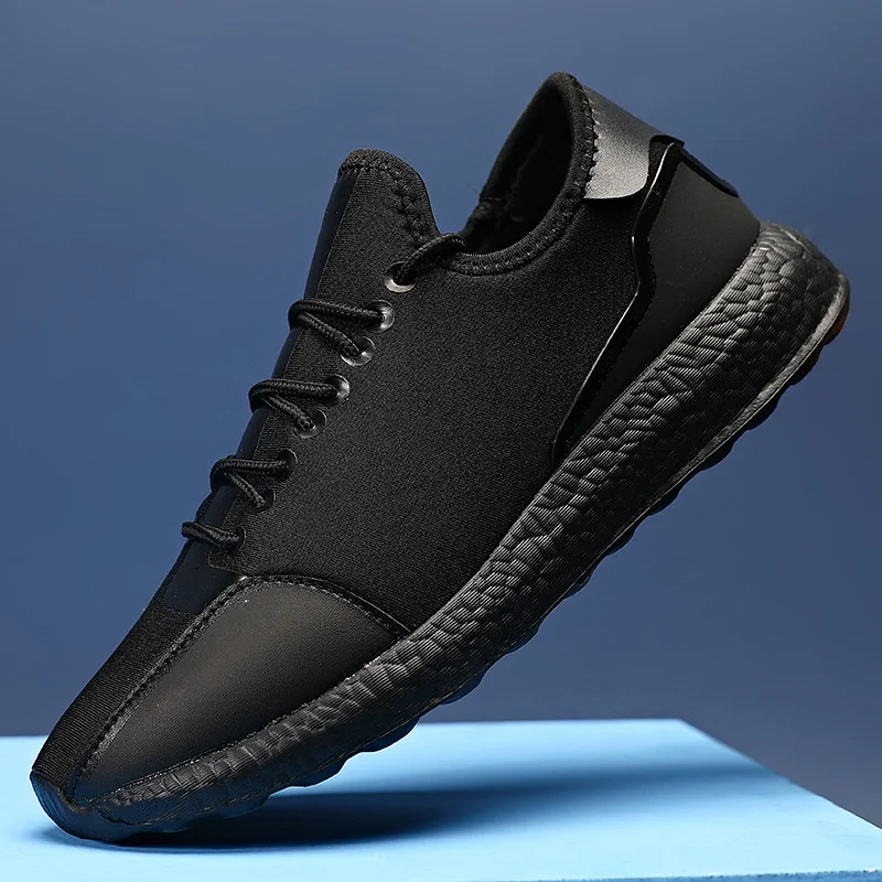 

Classic Black Men's Running Shoes Plus Size 46 Ultralight Sports Sneakers Men Athletic Sneakers Comfortable Jogging Shoes Men