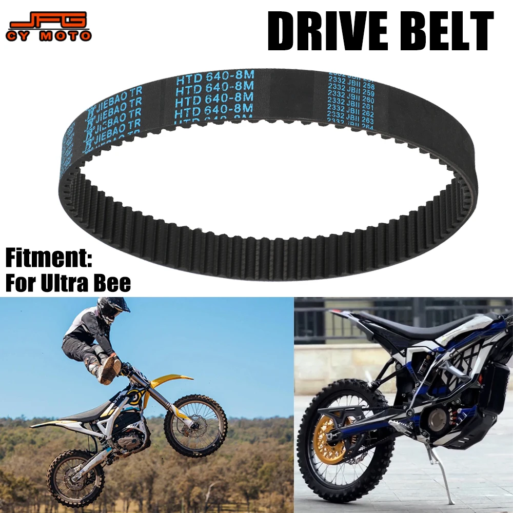 

Мотоциклетный высокопроизводительный приводной ремень, высокая пробег, надежность, маслостойкий, термостойкий для Sur-Ron Ultra Bee, аксессуары для мотокросса