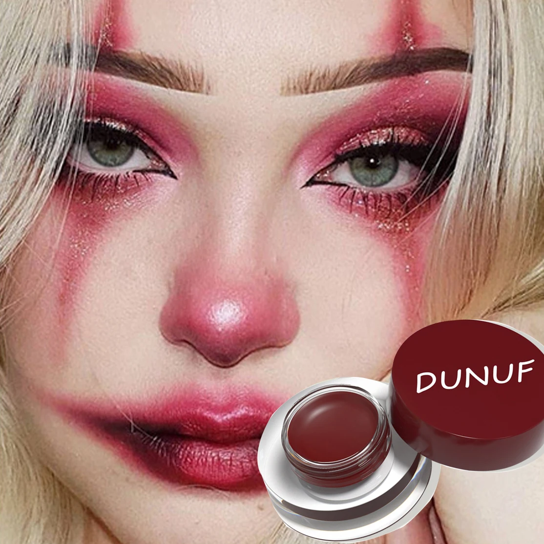 DUNUF 12 цветов водостойкие матовые тени для век подводка глаз крем-краска бровей