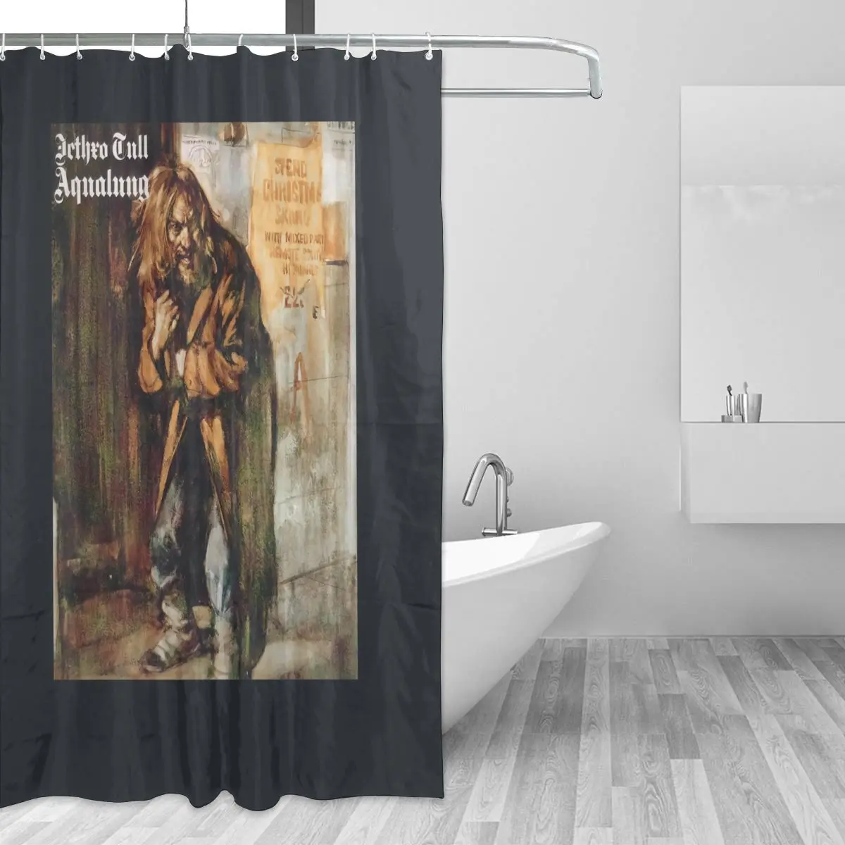 Jethro Tull Aqualung Рок н-ролл музыкальная лента душевая занавеска для ванной роскошный