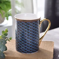 creative european style british ceramic lovers mug cups ins nordic afternoon tea cups coffee cups tumbler cup cold cup