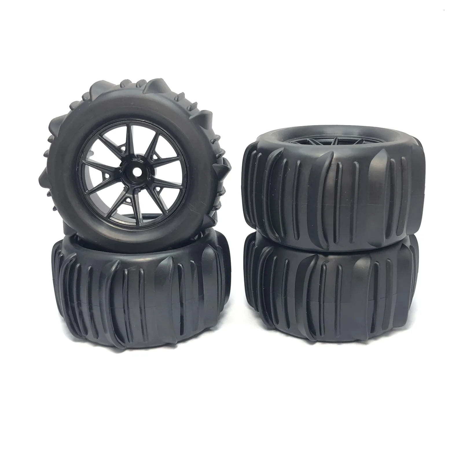 4Pcs Snow Sand Tires Tyre Wheel for Wltoys 144001 124018 124016 124017 144010 124019 H16P H16E 1/14 1/16 1/18 RC Off-road Car