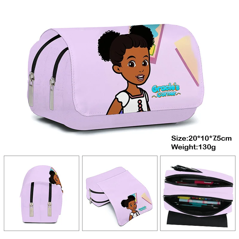 

Gracies Corner Peripheral Children's Pencil Case Pencil Case Primary and Secondary School Students Stationery Box Best Gift