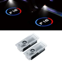 car door welcome light for bmw x6 model f16 car logo 2 pcsset hd led laser projector lamp warning light auto accessories
