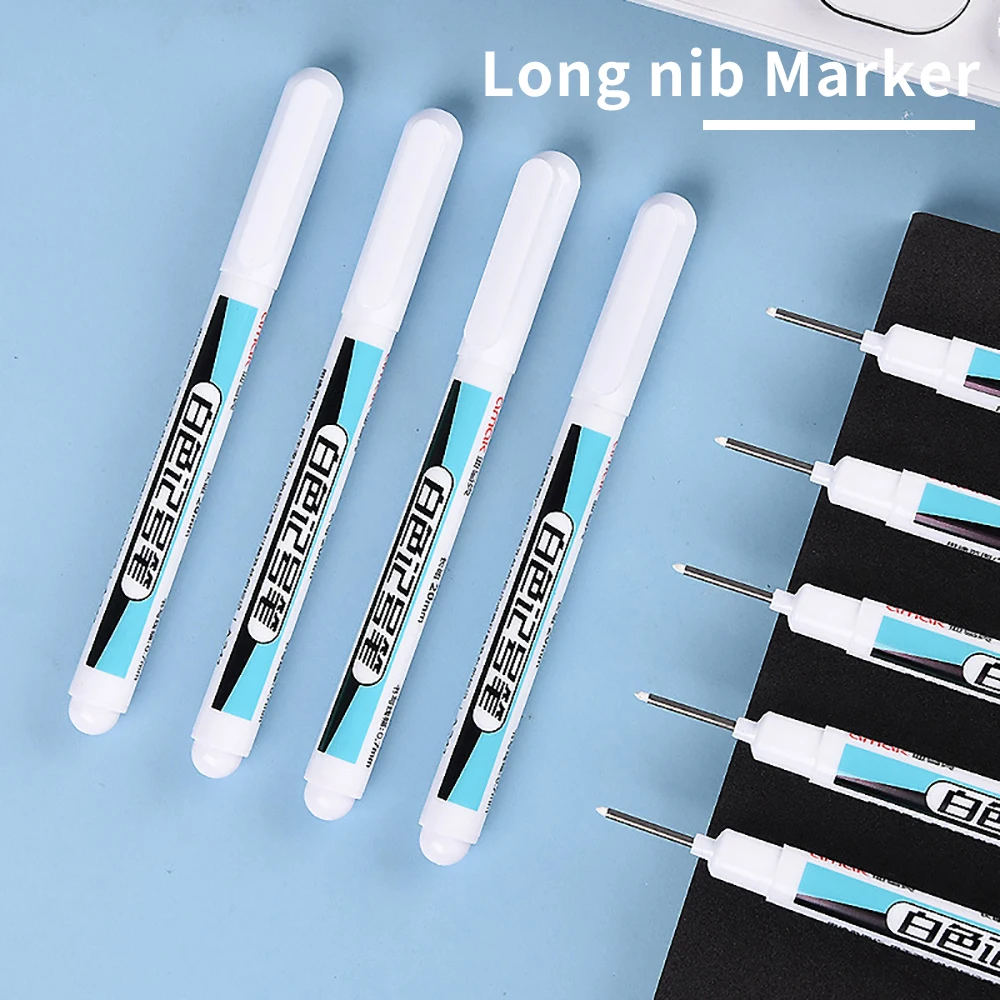 

20mm Deep Hole Long Pen Tip Marker Metal Perforation Pen Waterproof Bathroom Bathroom Woodworking Construction Decoration