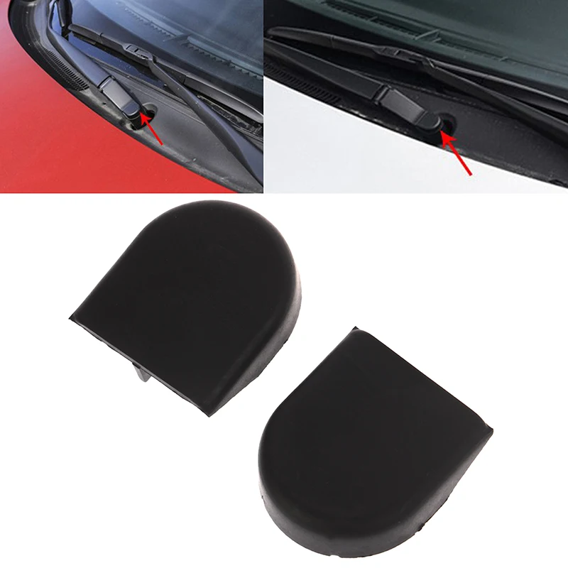 

2X OE# 8529213010 Front Windscreen Wiper Arm Nut Cap Bolt Cover Compatible With E150 E160 Verso Yaris Auris Car Accessories
