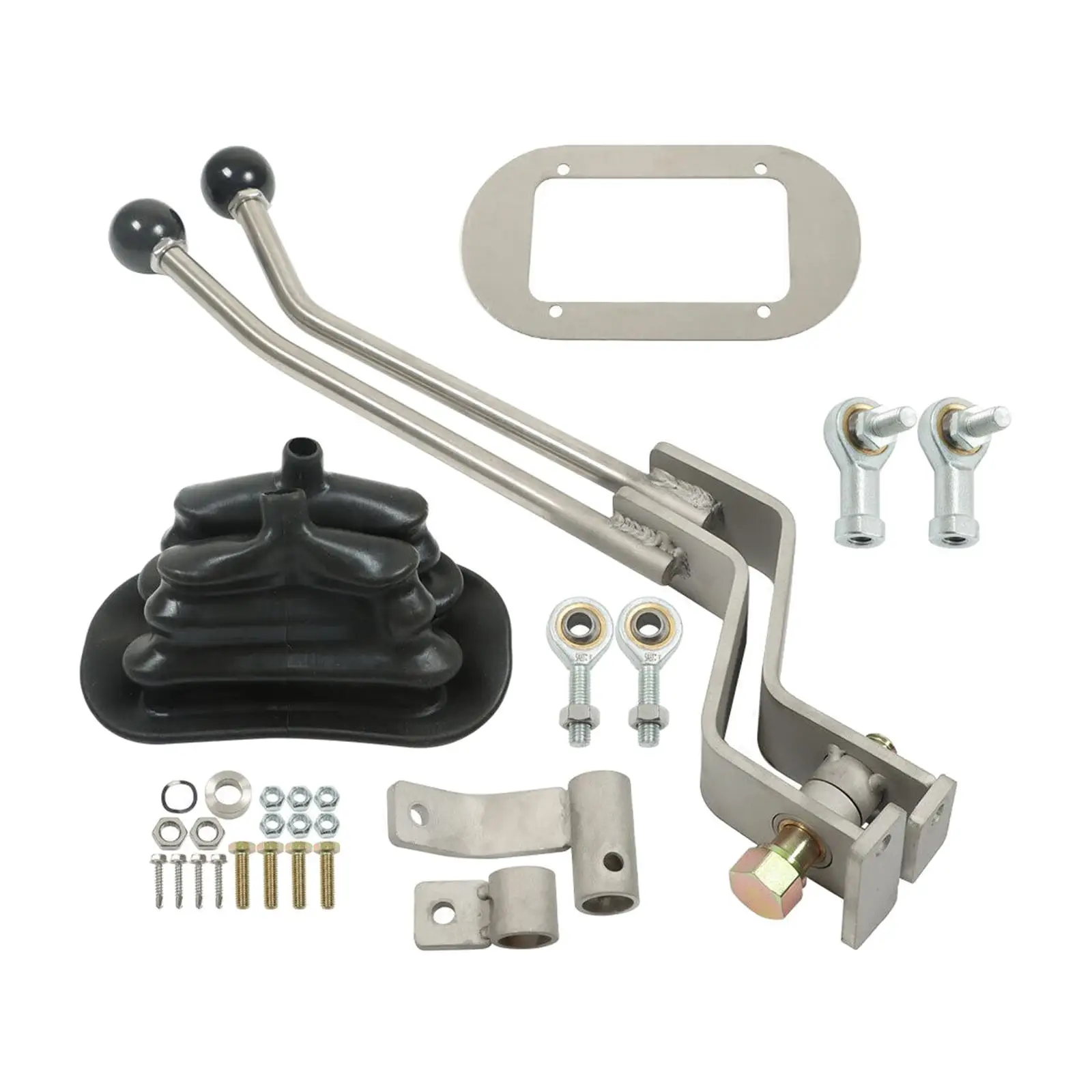 

Stainless Twin Stick Shifter Replaces for GM NP205 8 Bolt Transfer Case Durable Quality Stable Performance Auto Accessories