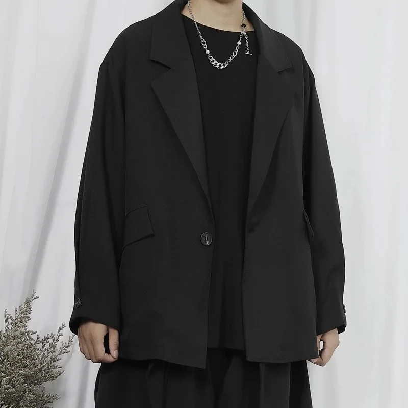 

Куртка мужская короткая Повседневная, большой многофункциональный свободный маленький костюм, осень 2022