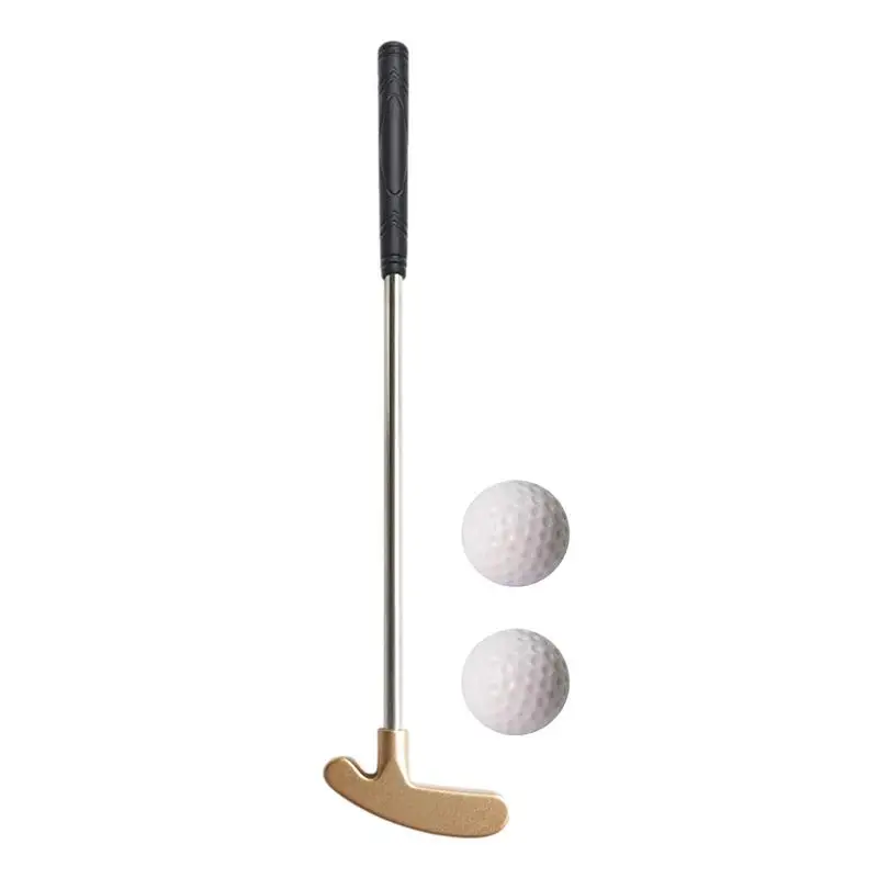 

Mini Golf Putter Zinc Alloy Head Golf Putters Golf Clubs Stainless Steel Shaft TPR Grip Portable 2-Way Putter Golf Accessories