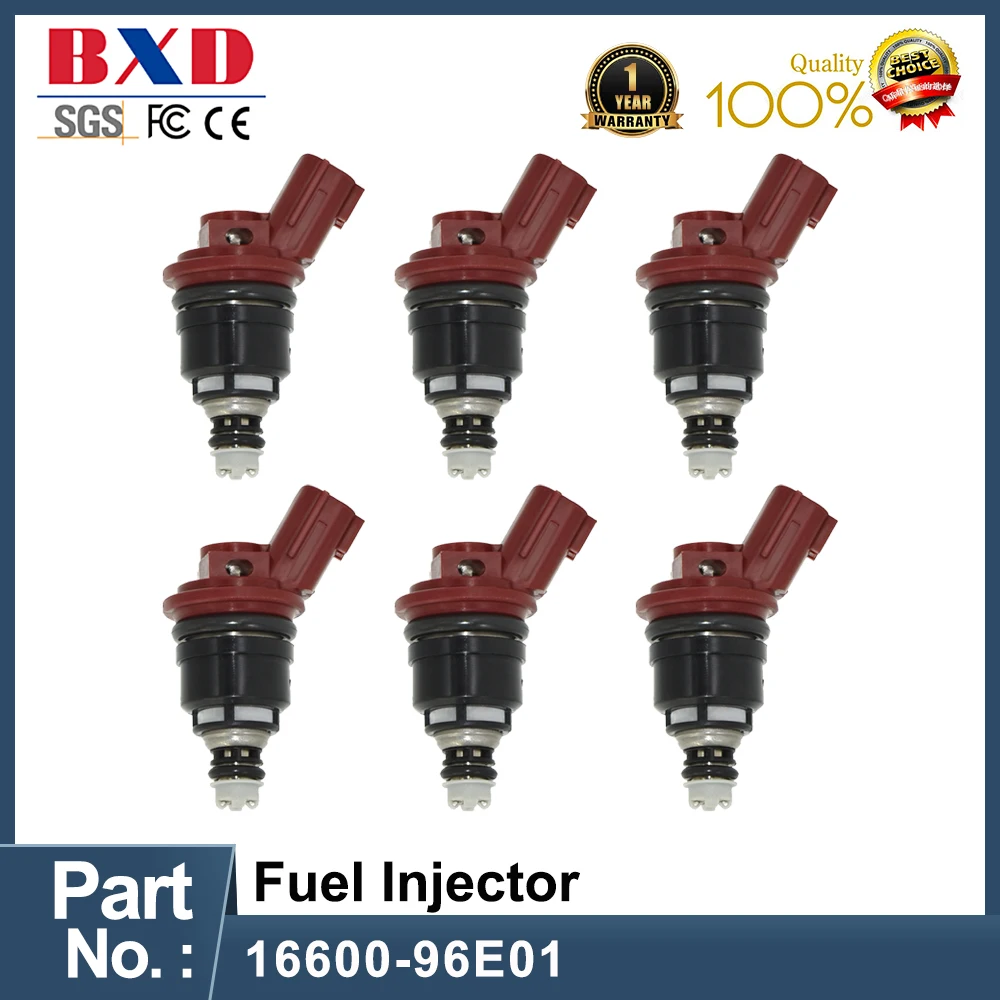 

1/6PCS 16600-96E01 1660096E01 Fuel Injector For Infiniti I30 1996-1999,Nissan Maxima 1992-1999