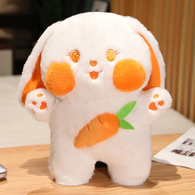 1 шт. 30/40/60 см милый кролик DuDu с плюшевой морковка игрушки Kawaii мягкая набивная Подушка-животное прекрасные куклы для детей девочки подарок
