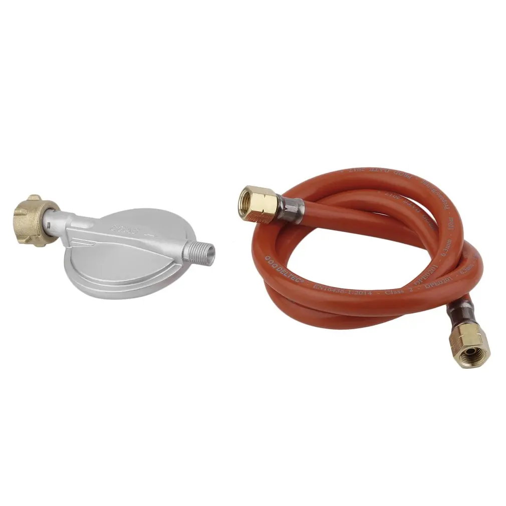 

Stove Pressure Reducer Durable Pressure Regulator With 80cm Hose Portable Pressure Reducing Valve Gas Stove Accessories