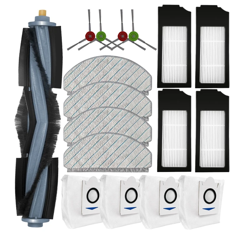 

Запасные части для робота-подметания Cobos X1 T10PLUS, пылесборник с щеткой для скручивания краев, тряпичного фильтра