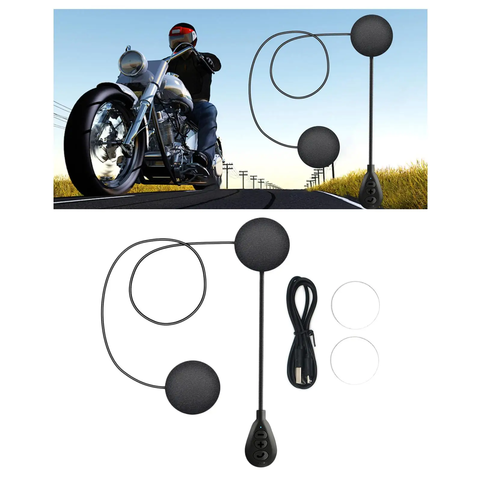 

Motorcycle Bluetooth Headset Stereo up Riding
