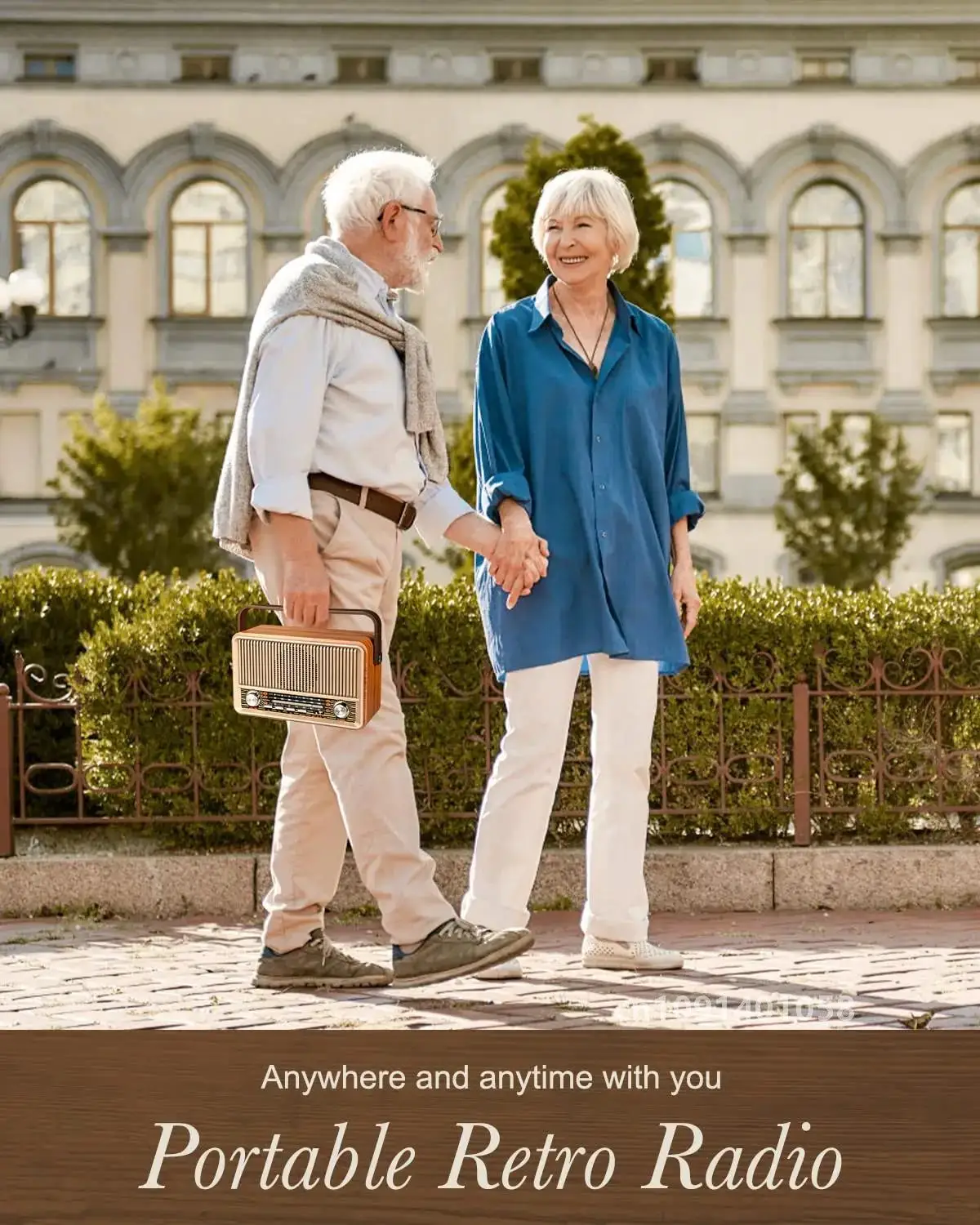 PRUNUS J120 Классический винтажный ретро-стиль AM/FM/SW-радио с динамиком Bluetooth 5 0