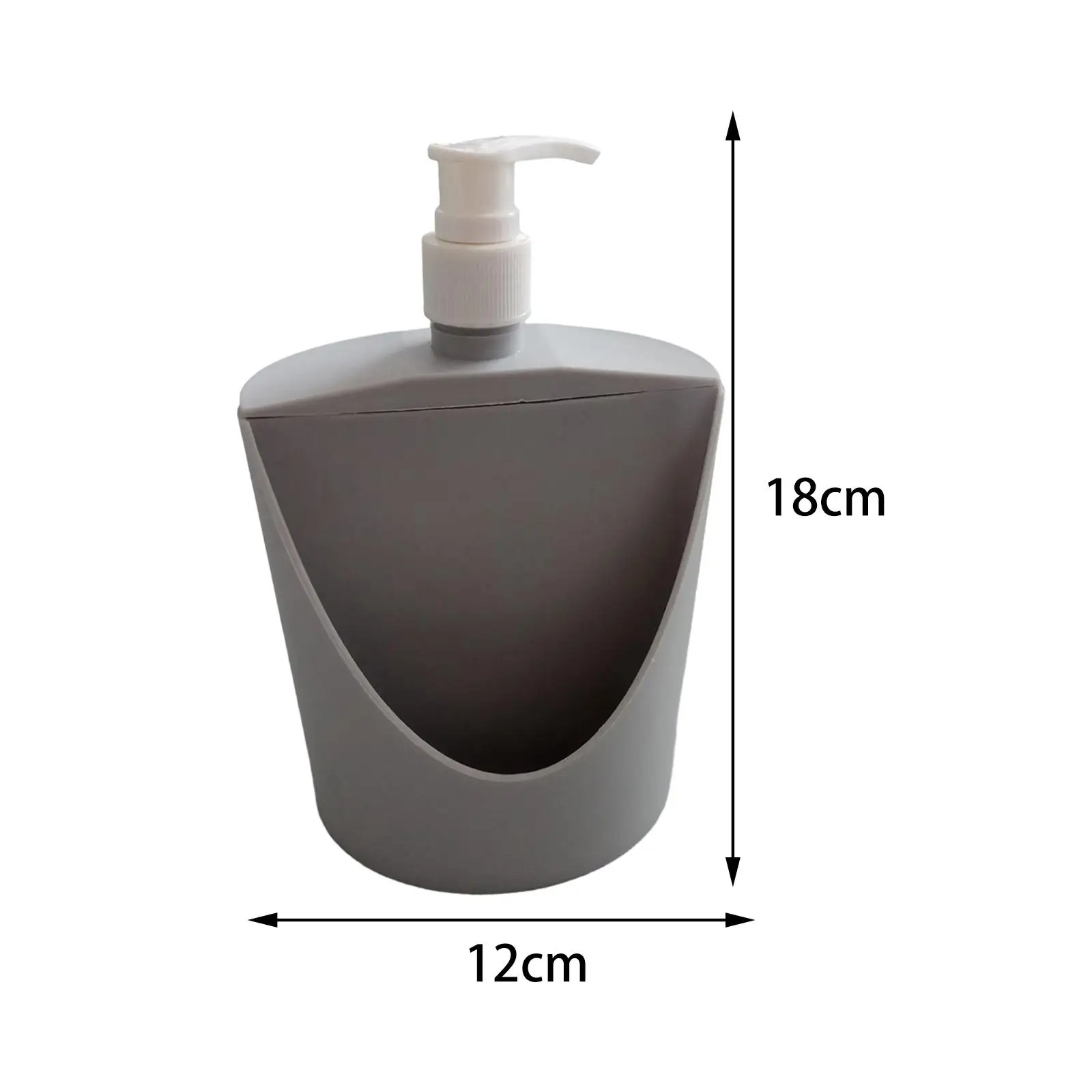 

Soap Dispenser and Sponge Holder Compact Container Multipurpose 2 in 1 Gadgets Liquid Pump Dispenser for Bathroom Bar Hotel Home