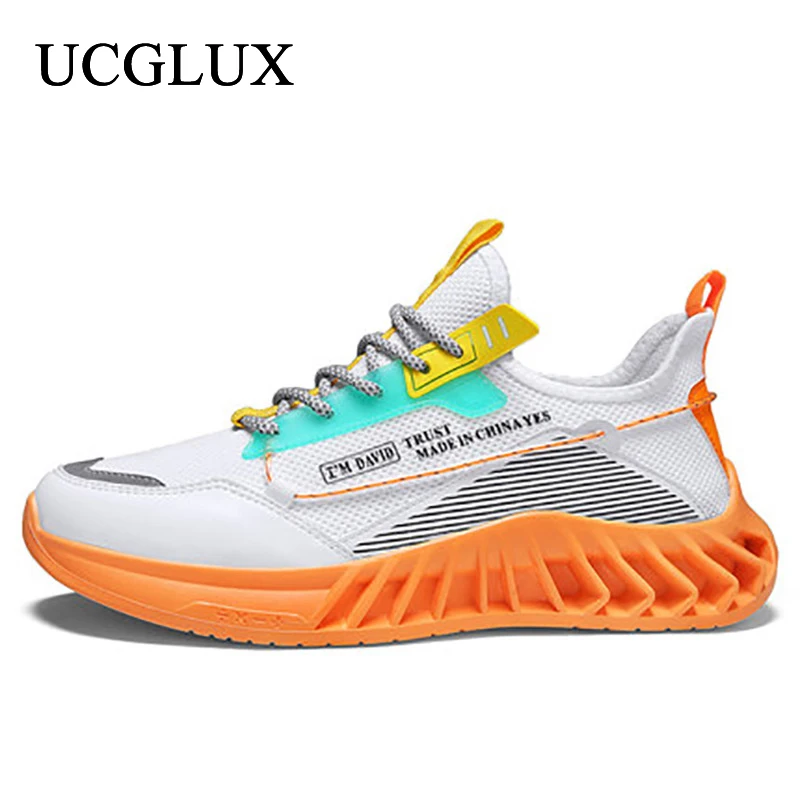 

2022 New Men's Sports Shoes Student Mesh Breathable Casual Shoes Outdoor Running Casual Walking Men Shoes Men Trend Sports Shoes