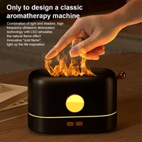 colorful simulation flame air humidifier essential oil aroma diffuser drop shipping simulation fire difusor