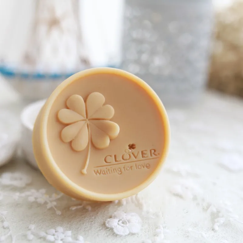 

Round Clover Handmade Soap Silicone Mold