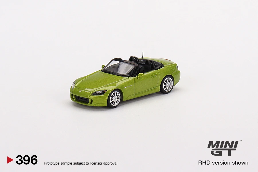 

Мини GT 1:64 Honda S2000 (AP2) лаймовый зеленый металлический фотоэлемент