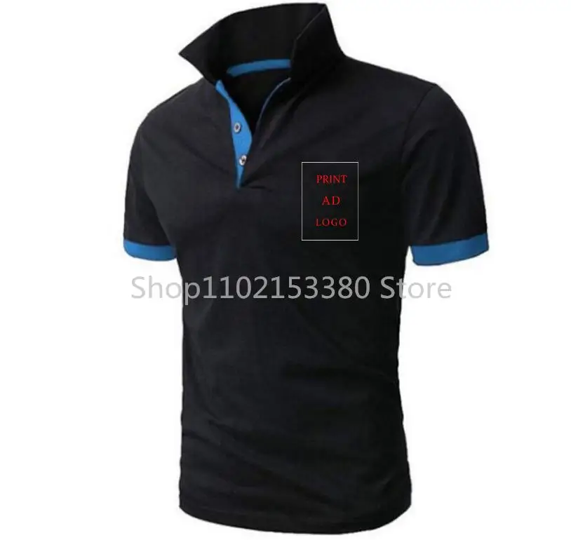 Футболка мужская летняя из 100% хлопка с коротким рукавом и круглым вырезом -