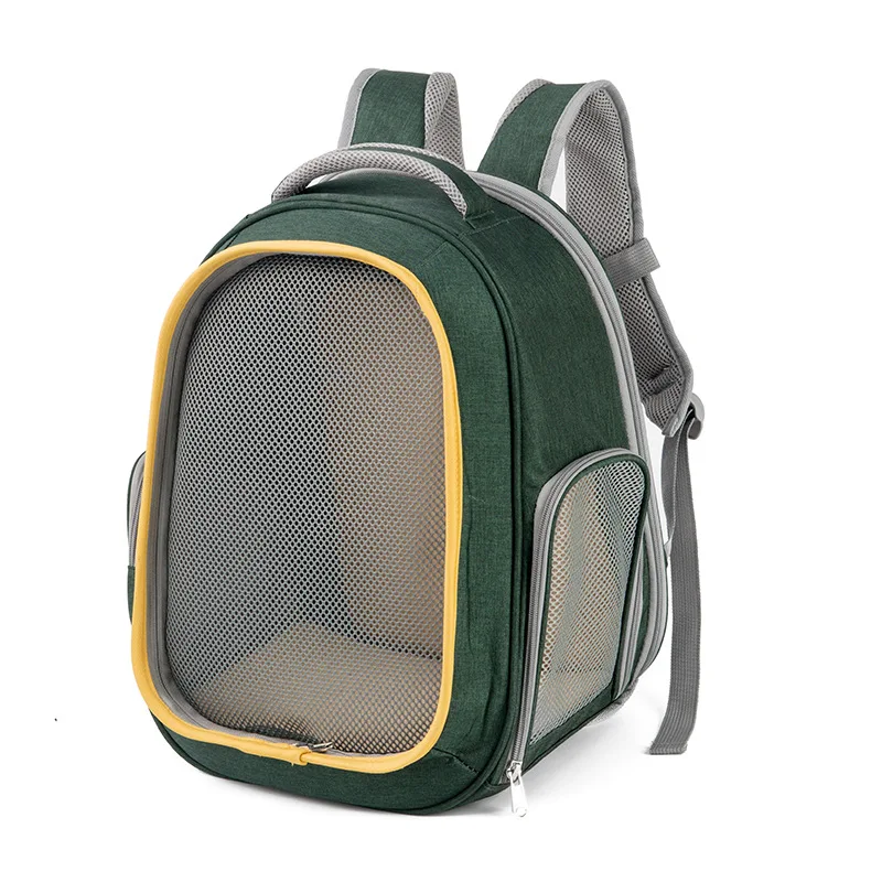 

New Large Capacity Backpack Portable Expansion Mesh Breathable Pet Backpack Oxford Cloth Expandable Outdoor Travel Pet Bag