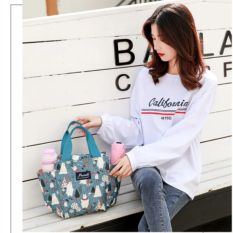 Портативная сумка для обеда Термосумка офисной еды водонепроницаемый детский