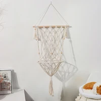 cat bed cotton rope hammock cat bed with tassel pendant space saving swing nest for cats macrame cat hammock for indoor cats