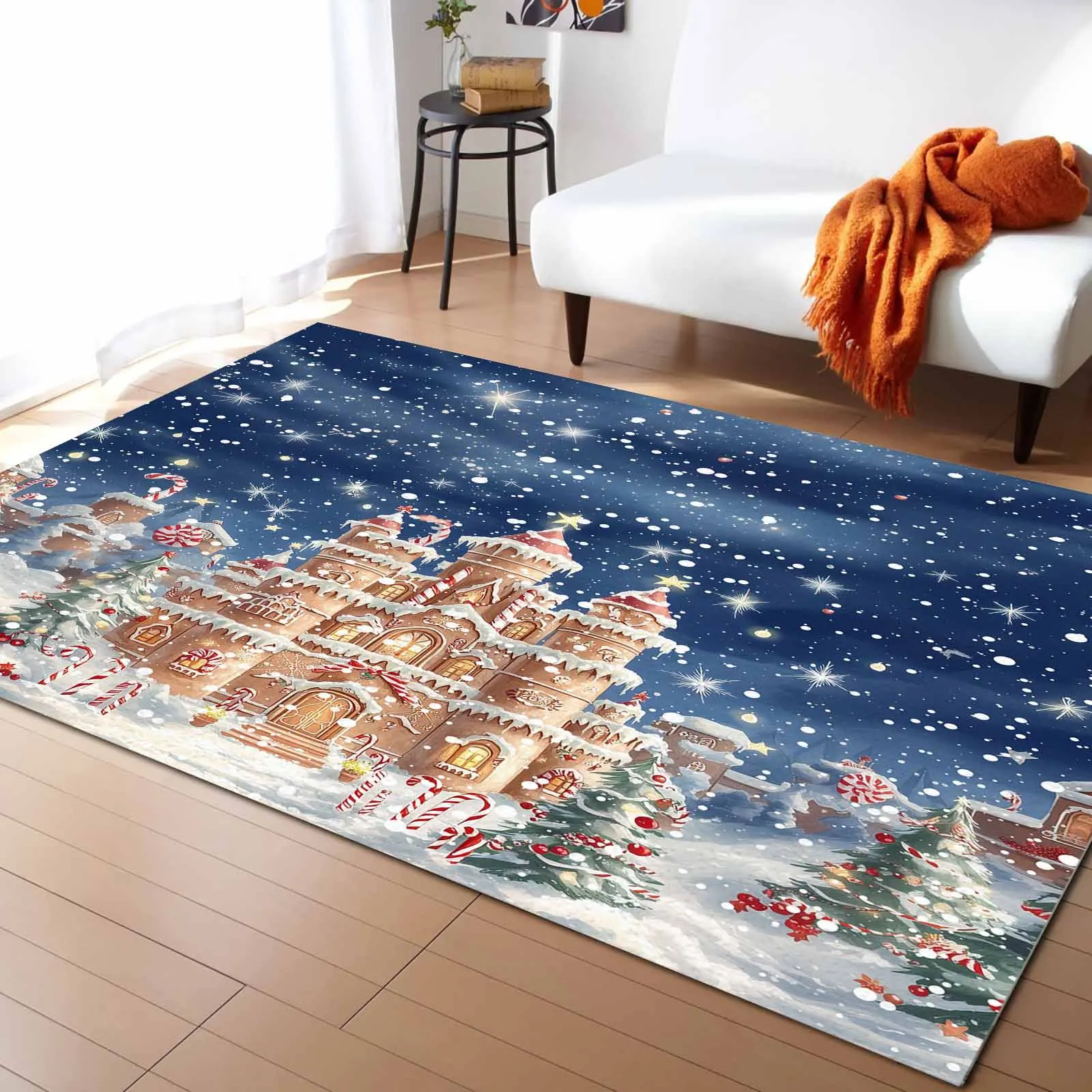 Рождественские конфеты пряники коврик для гостиной детская комната спальня