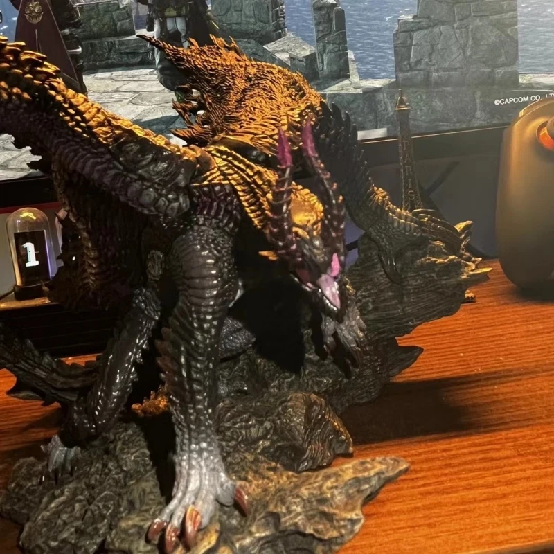 

Genuine And In Stock Monster Hunter Statue Gore Magala Cfb Handmade Model Gift Collection World Ice Rise Birthday Gift Gk Statue