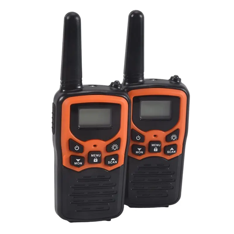 Фото A17F-2 шт. портативные рации, 22 канала, дальность 10 км, UHF 400-470 МГц, двухдиапазонные, для дальней связи №5