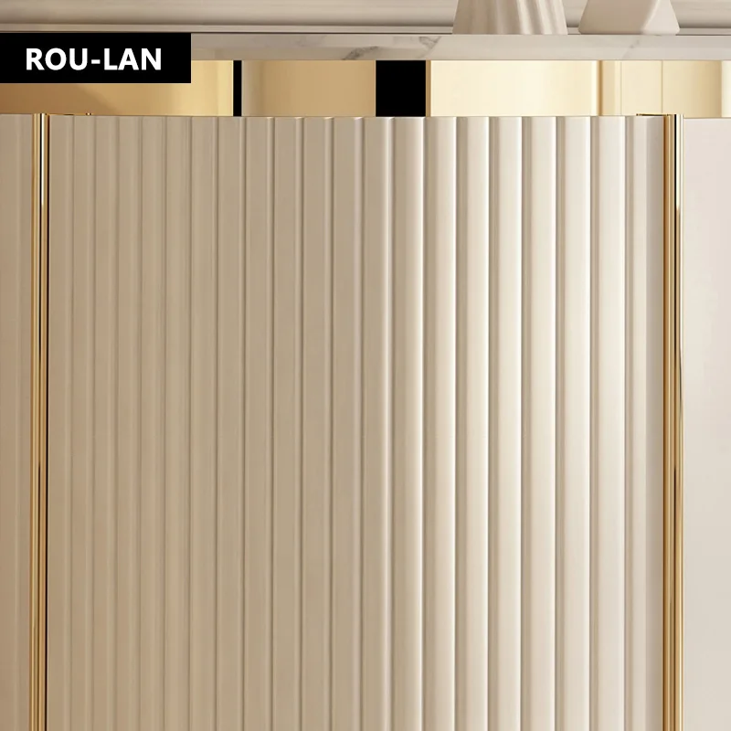 Современный простой мраморный обеденный стол входной шкаф входная перегородка