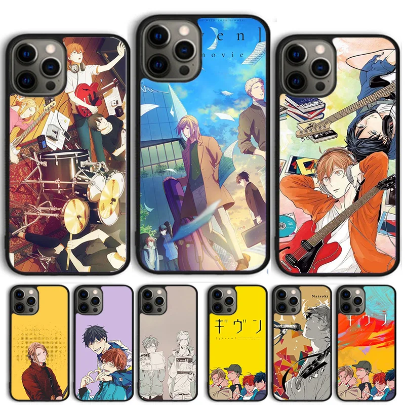 Given Manga Anime aesthetic Phone Case Cover For iPhone 11 13 14 Pro Max 12 mini 5 6S 7 8 Plus X XS Max SE 2020 XR Fundas