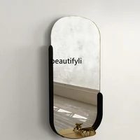 hj removable wall hanging mirror bathroom mirror decorative mirror hairdressing mirror cosmetic mirror dressing mirror