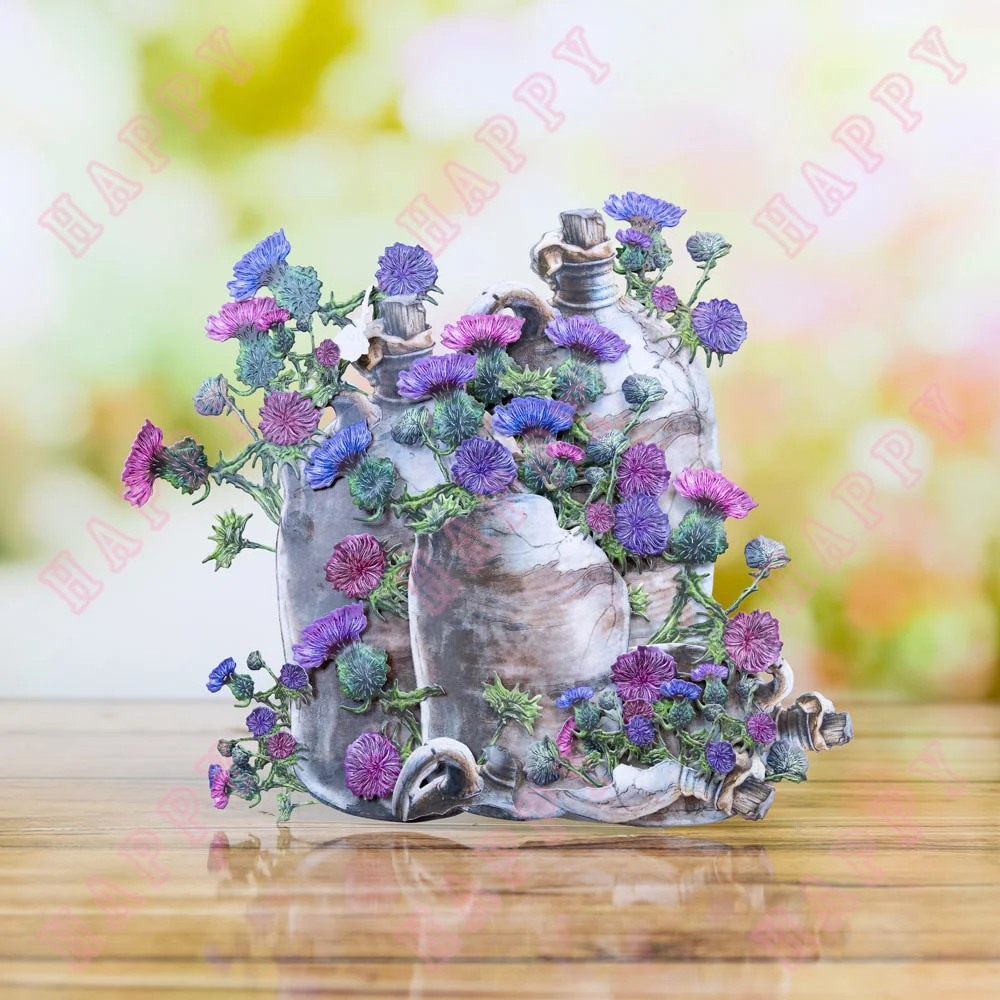 Металлические режущие штампы Rhododendron Highland цветы рай украшение для рукоделия