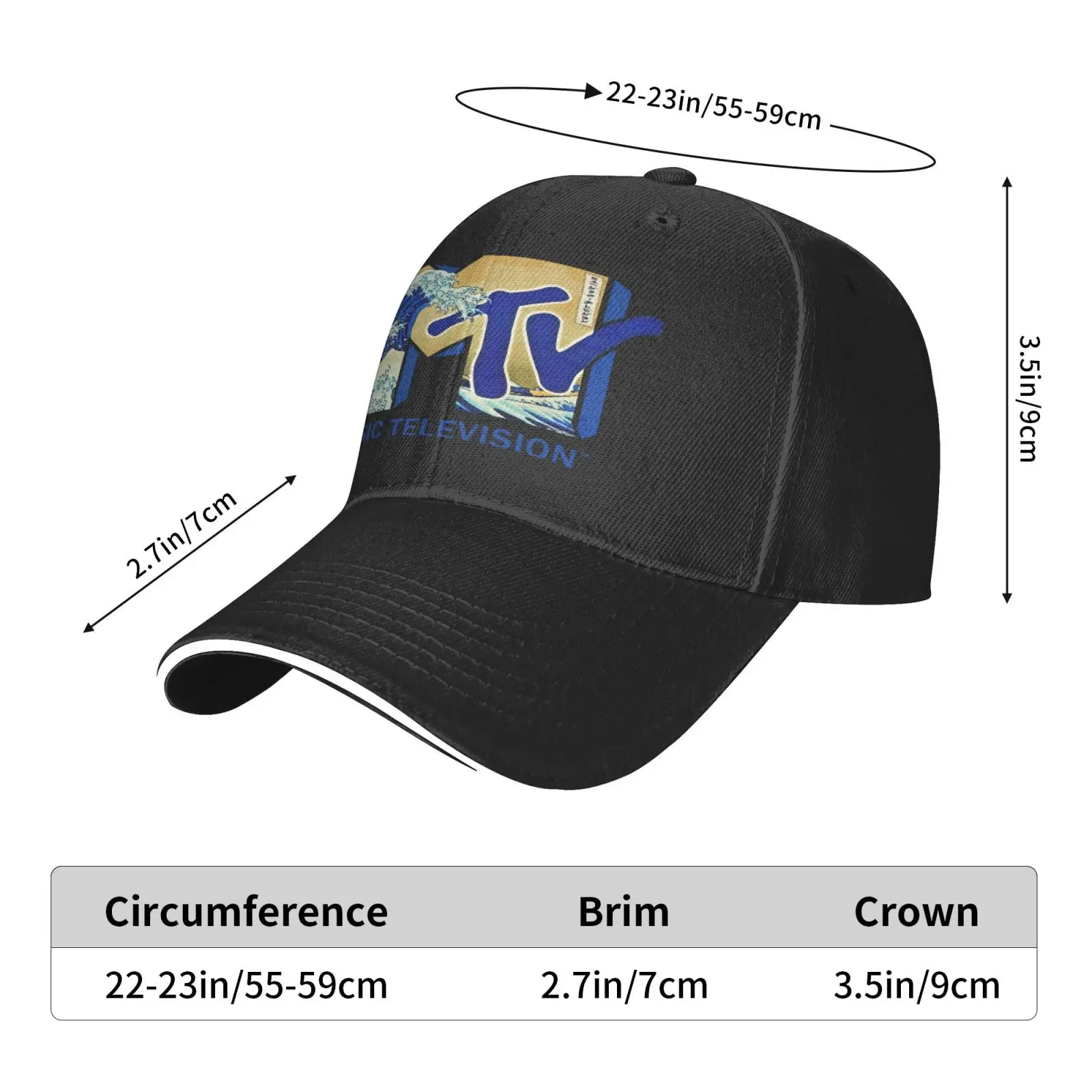 

Mtv Wave Licensed 96 301 159 Snapback Cap Summer Panama Hat Children Cap For Women Men 2022