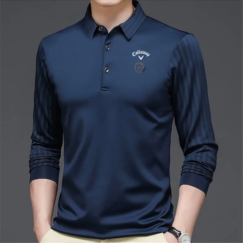 

Golf High Quality Wear Men's Long Sleeve T-shirt Breathable Golf Clothing Outdoor Leisure Shirt