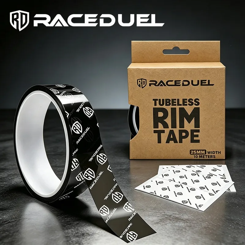 Фото Лента для бескамерных велосипедных дисков RACEDUEL 17/19/21/23/25/27/30/32/35 мм, высококачественная уплотняющая лента для дисков MTB и шоссейных велосипедов, для вакуумных шин №1