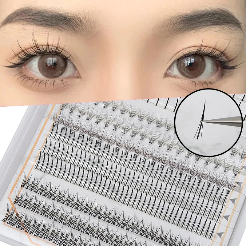 

Mix Individual Eyelashes For Women Fluffy Lash Grafting False Eyelashes Extension Long Natural DIY Eye Makeup Volume Eyelashes