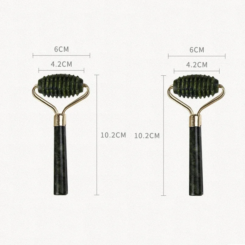 1 шт. Нефритовый роликовый скребок для ухода за кожей лица