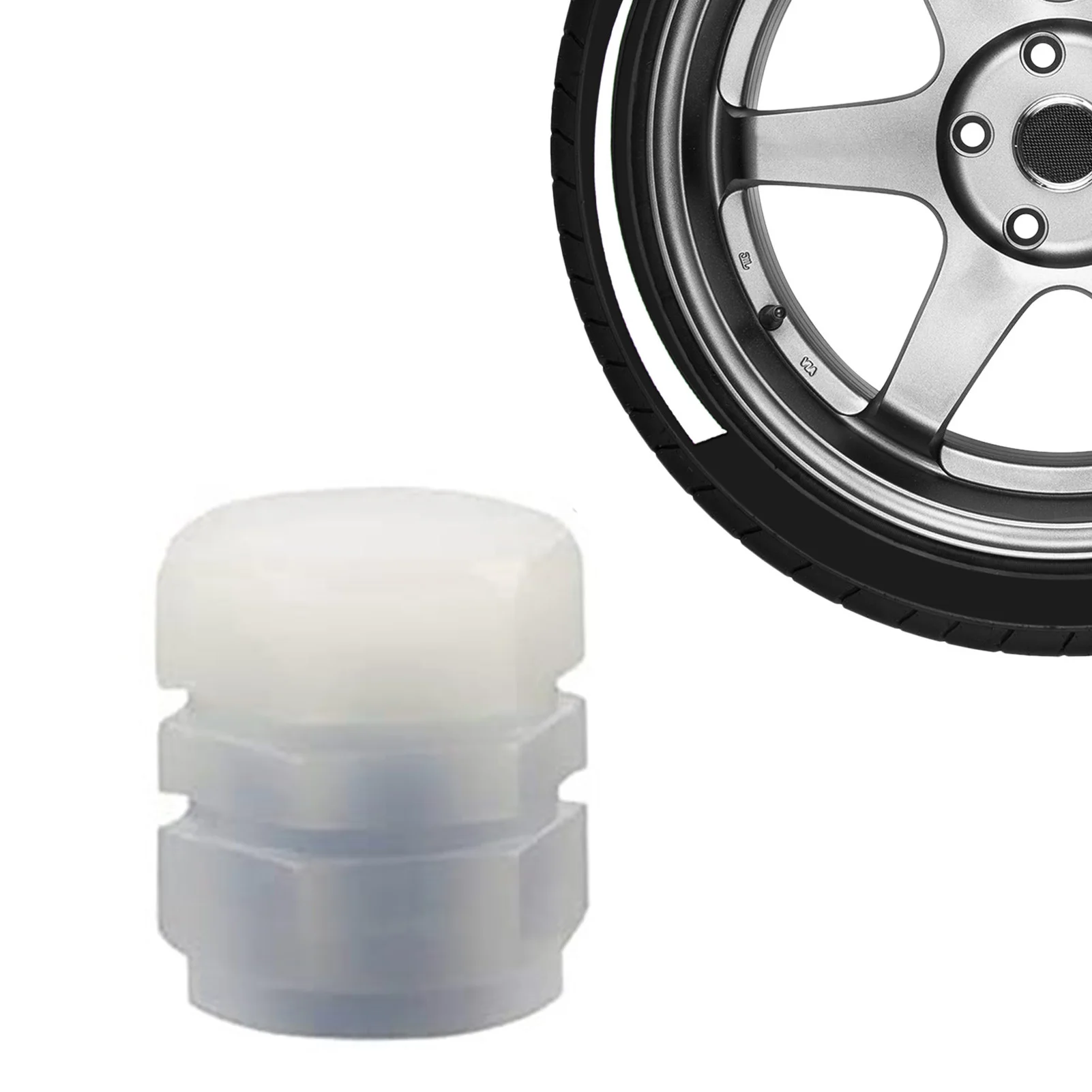 

4PCS Illuminated Tire Valve Caps Dustproof Car Tire Valve Stem Caps Bolt-In Car Truck Bike Wheel Tires Valves Tyre Stem Air Caps