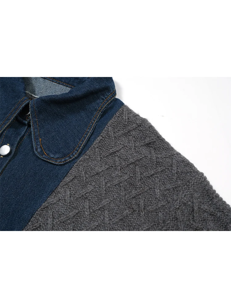 Женский вязаный свитер в Корейском стиле винтажный джемпер оверсайз с