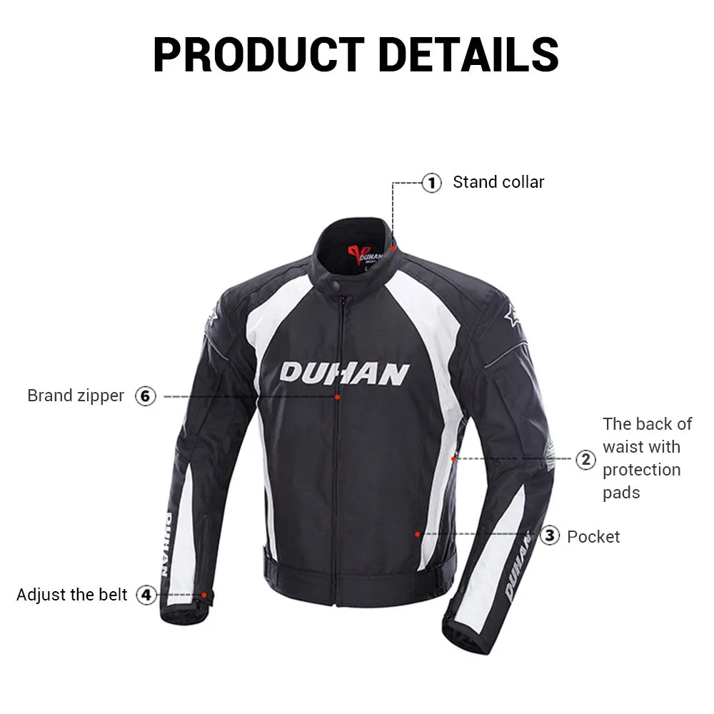 na kurtka motocyklowa DUHAN мужская мотокуртка + брюки ветрозащитный костюм для мотокросса