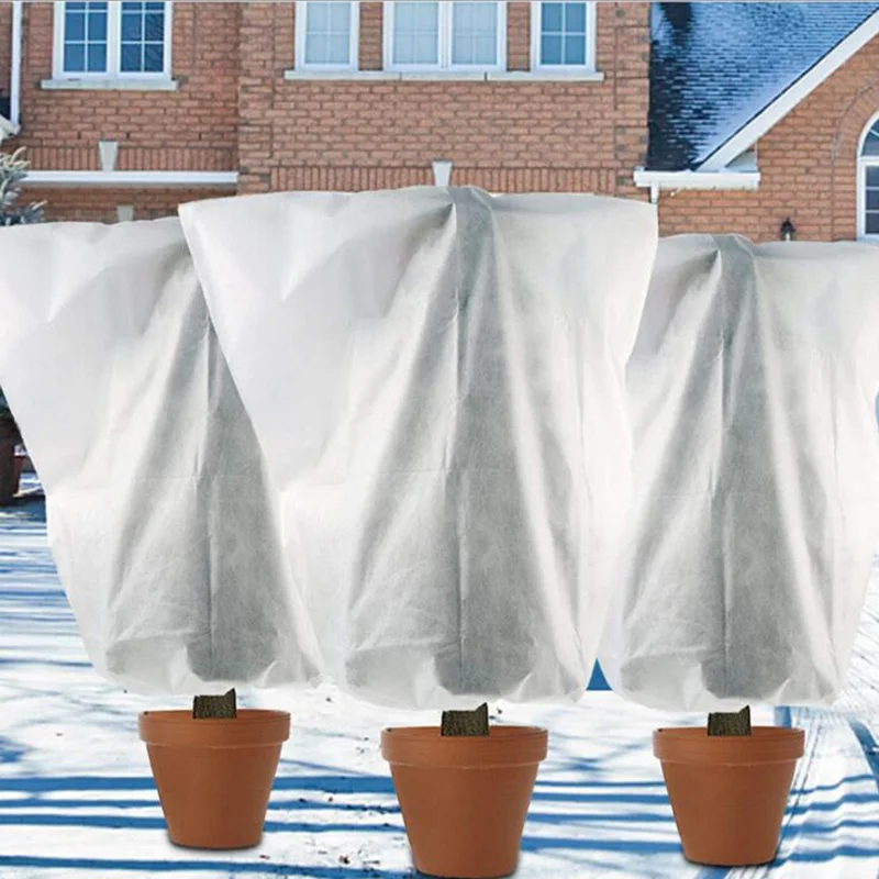 

0.6M 1.2M Plant tree Protection Winter Warm Covers bags Tree Shrub Bag Frost Non-woven fabric For Yard Garden Tree Against Cold