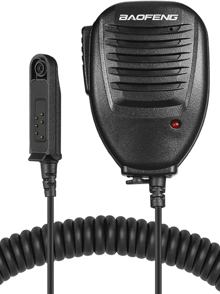 RISENKE Remote Handsfree Shoulder Handy Speaker Microphone for BaoFeng UV-9R Plus BF-A58/9700/R760 GT-3WP Walkie Talkies(5 PCS)