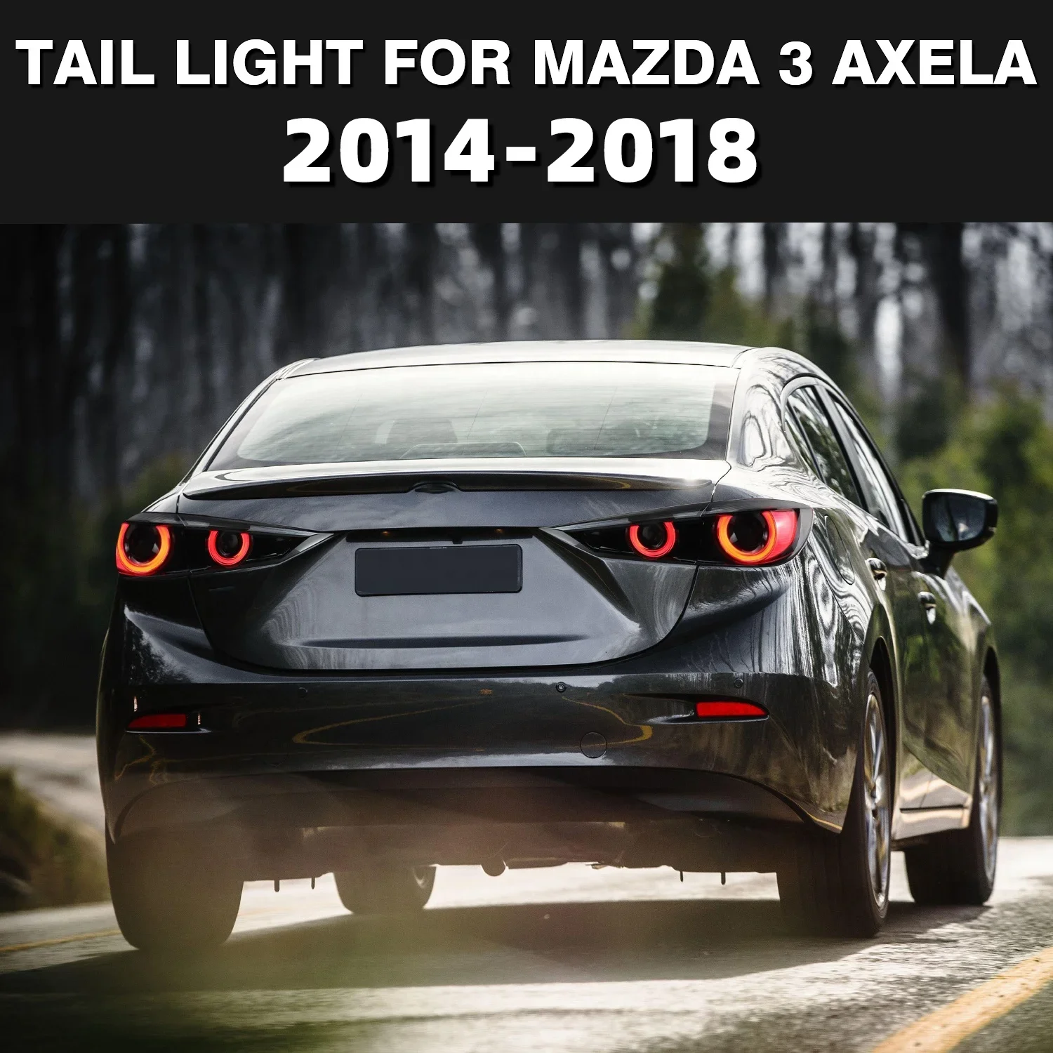 Hochwertige Auto lampe der archaischen Fabrik mit sequentiell мигалка для Mazda 3 Axela 2013-2018 Voll-LED-R almalicht