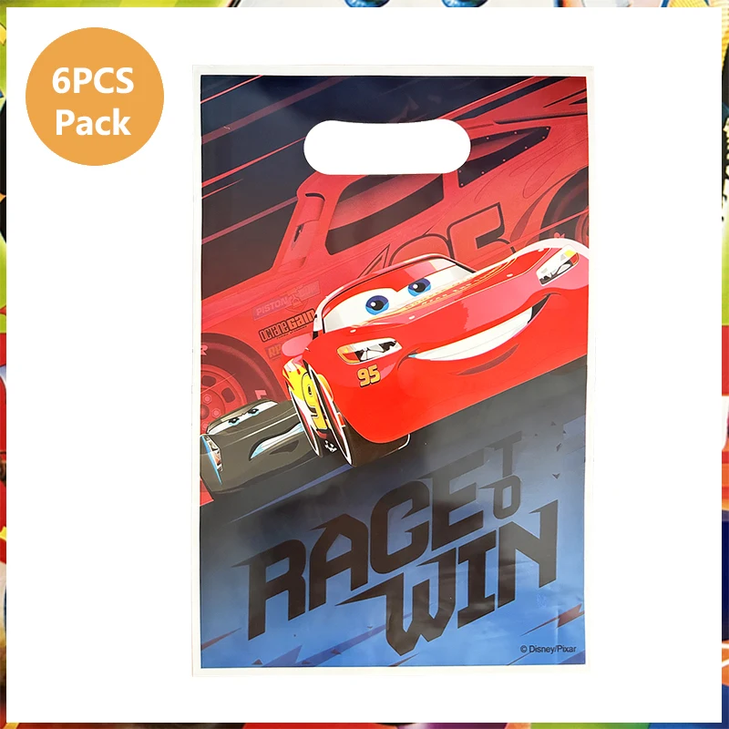 Наборы подарочных пакетов Disney Cars 6 шт.