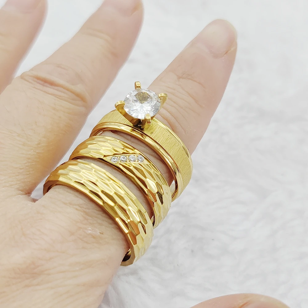 Ювелирные изделия высокого качества дизайнерские молотковые золотые для