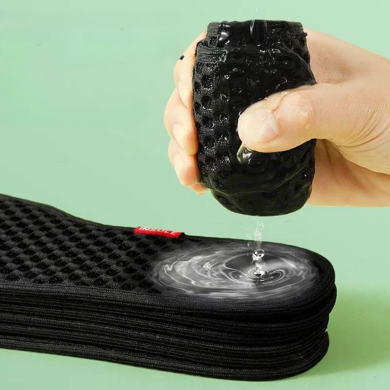 4pcs Bamboo Charcoal Insoles for Shoes Plant Deodorant Antibacterial Sports Insole Foot Insert Pads Sweat Absorbing Shoe Soles