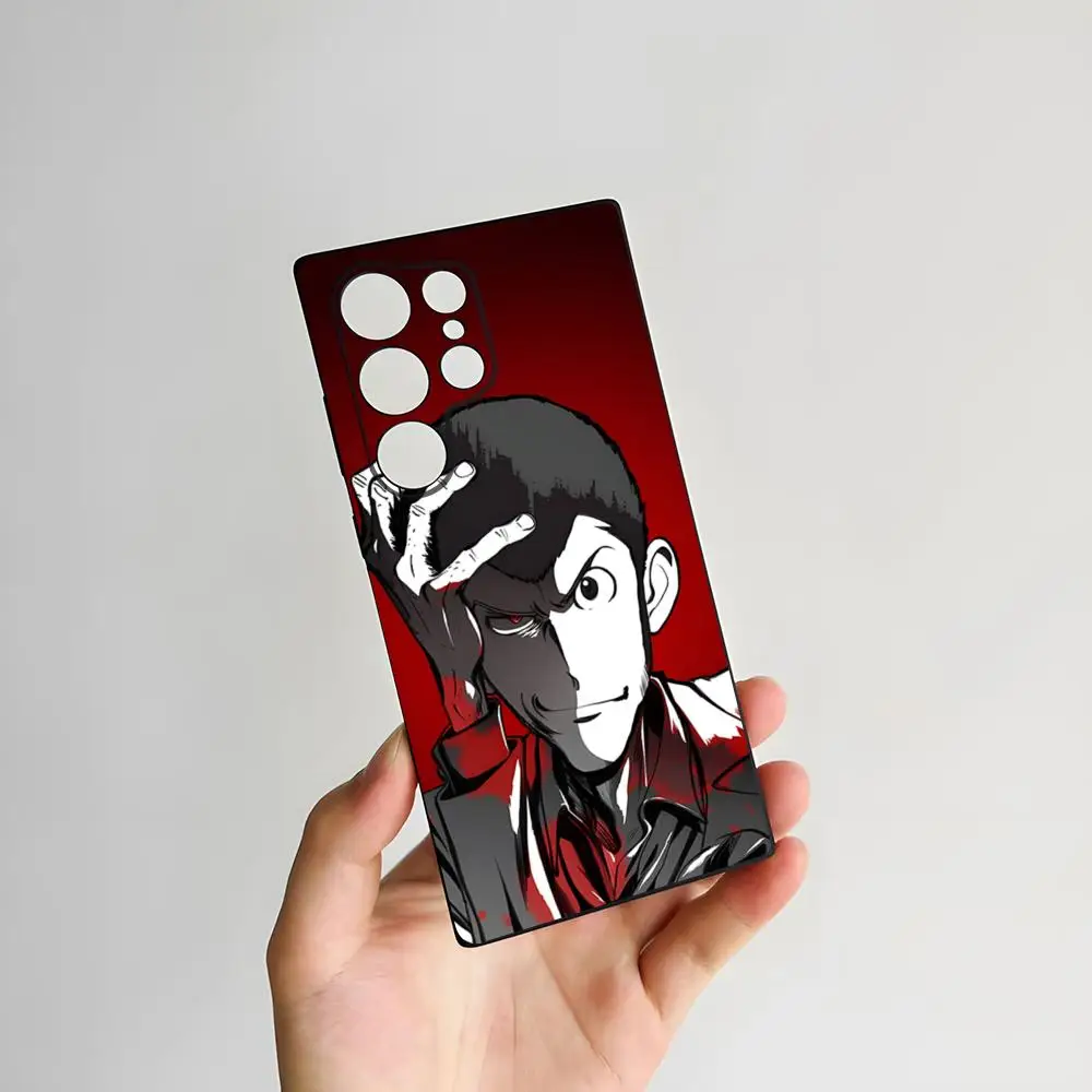 Фото Чехол для телефона L-Lupin The Third Anime для Samsung A57 A37 A33 5G A54 A36 A35 A56 A52 A17, противоударный мягкий чехол №2